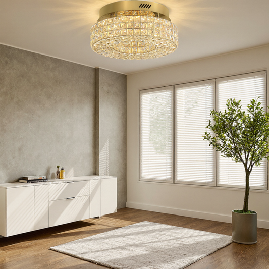 Mini crystal chandelier